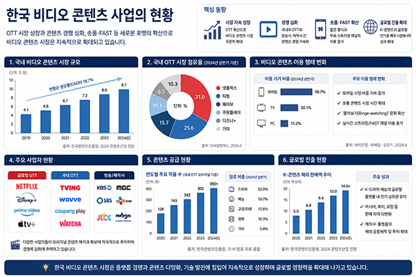 한국 비디오 콘텐츠 사업의 현황