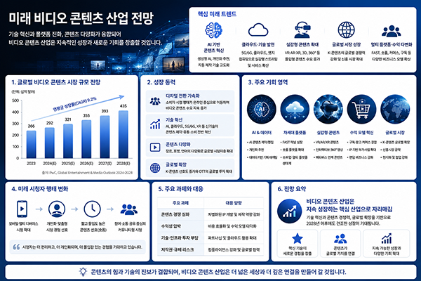 미래 비디오 콘텐츠 산업에 대한 전망